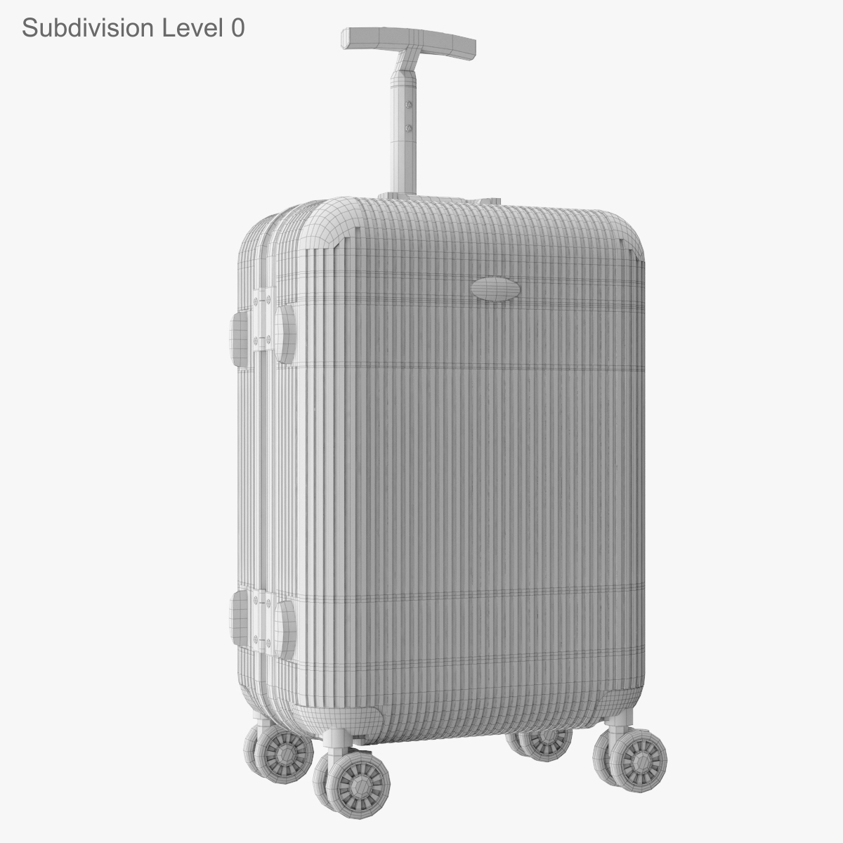 travel bag suitcase kingtrip 3d model