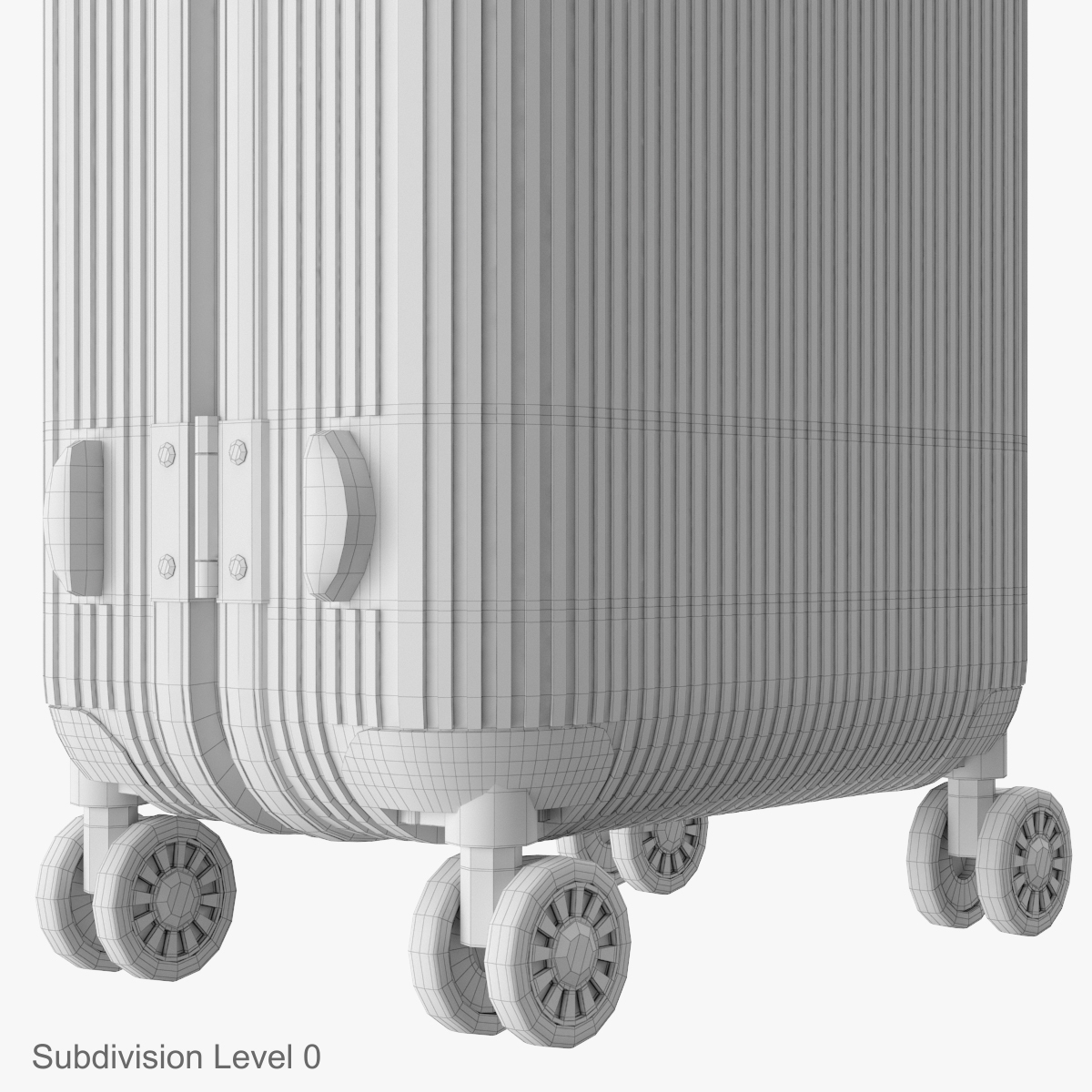 travel bag suitcase kingtrip 3d model