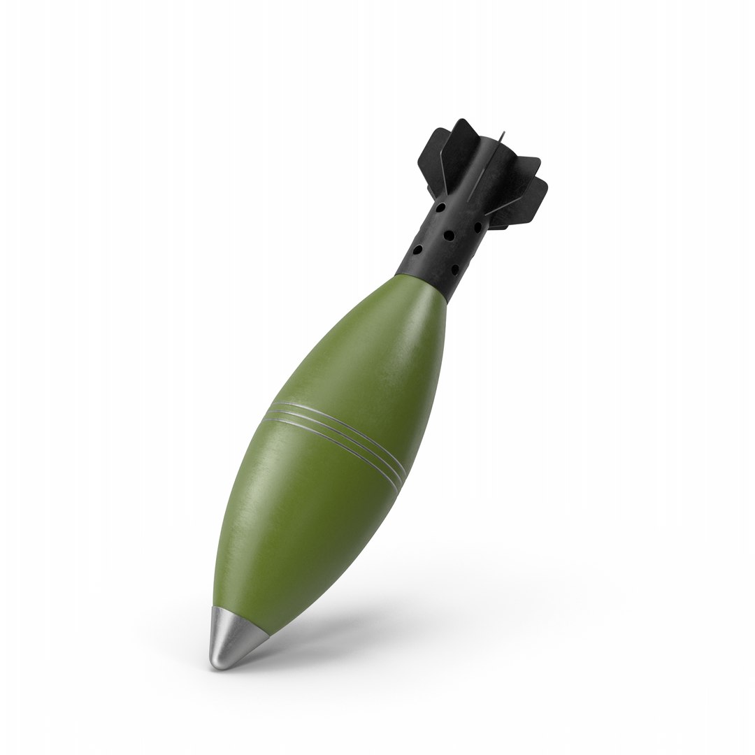 3D Mortar Shell Model - TurboSquid 2351118