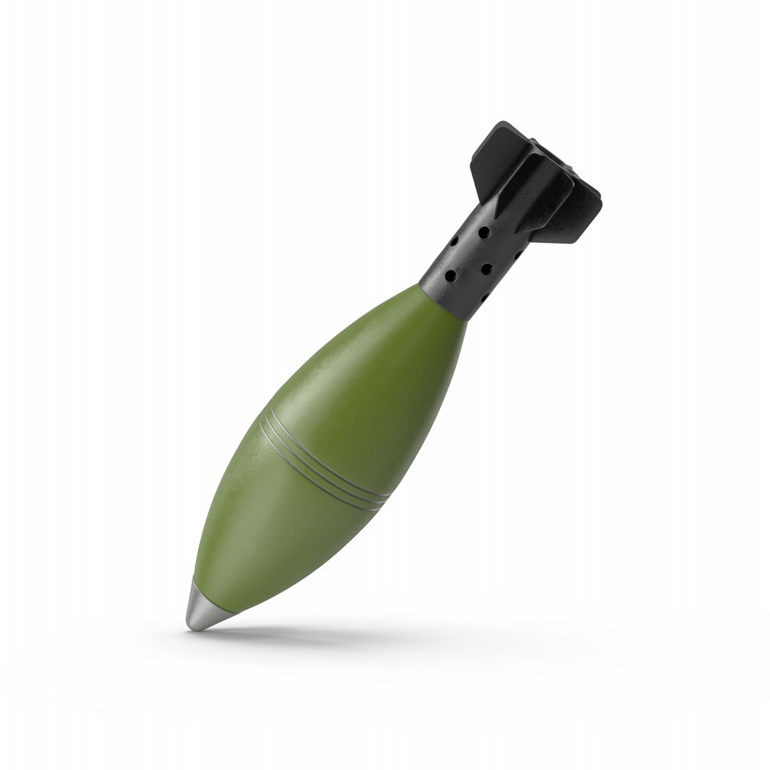 3D Mortar Shell Model - TurboSquid 2351118