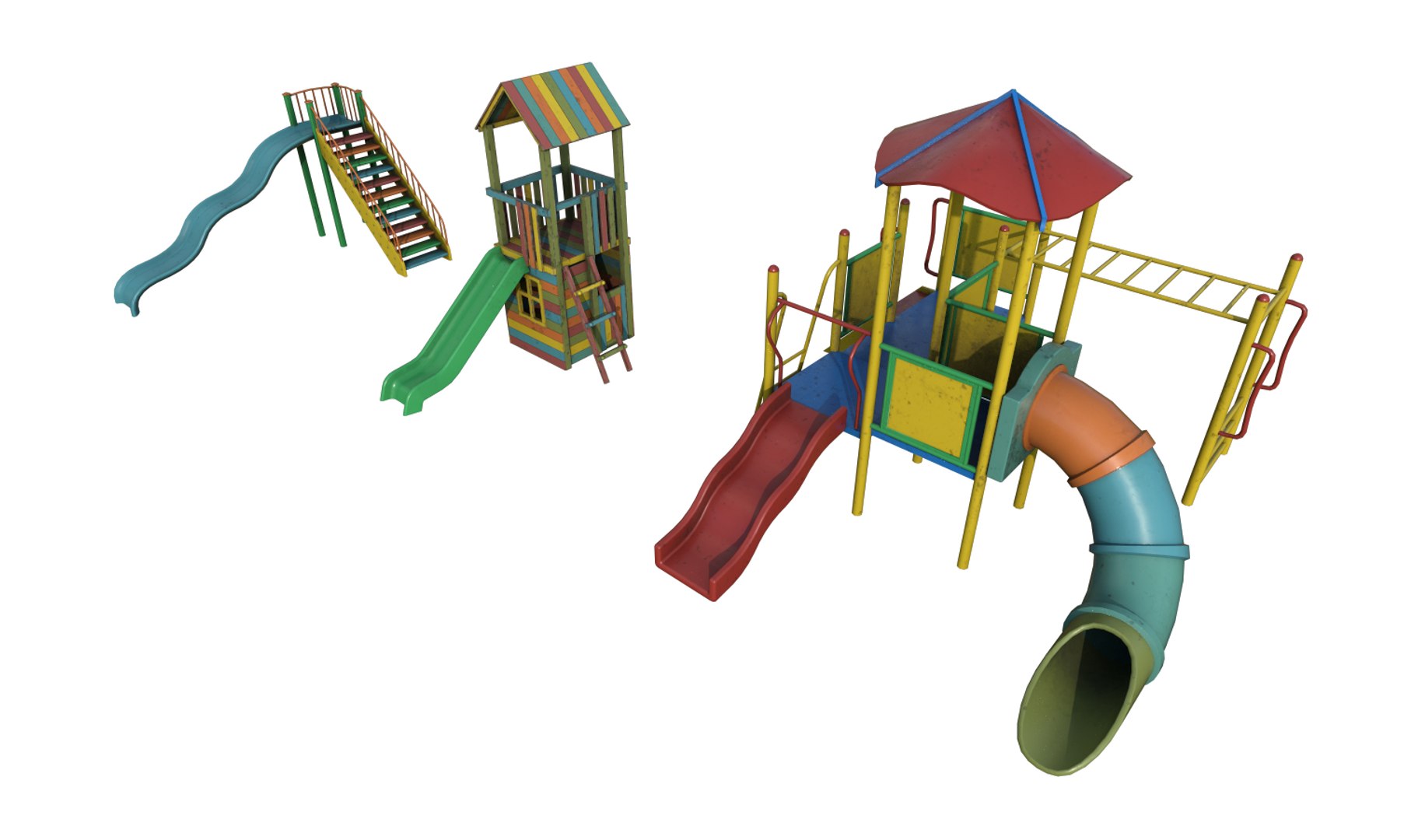 Playground Props Pack 3D model - TurboSquid 2103822