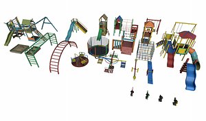 Playground Props Pack 3D model