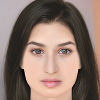 Dana Gaier Head - No Hair - Low poly head for game