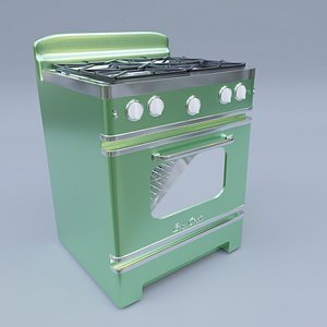3D model big chill retro stove