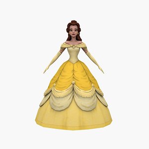 Belle Princess 3D model