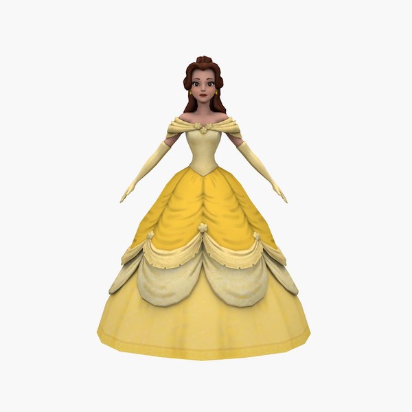 Belle Princess 3D model