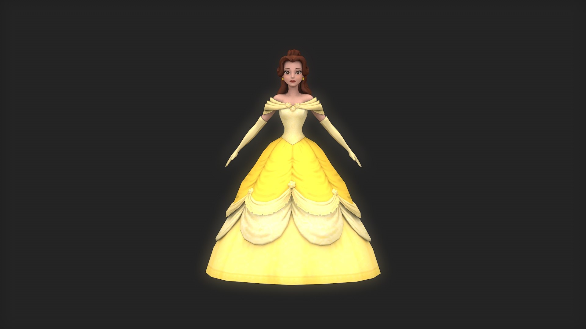 Belle Princess 3D Model - TurboSquid 1844730