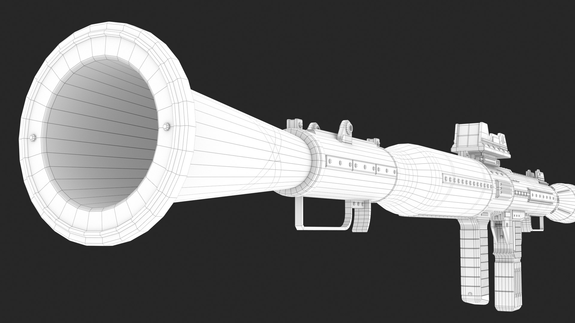 3D RPG-7 Impact Concept Missile Launcher - TurboSquid 2006078