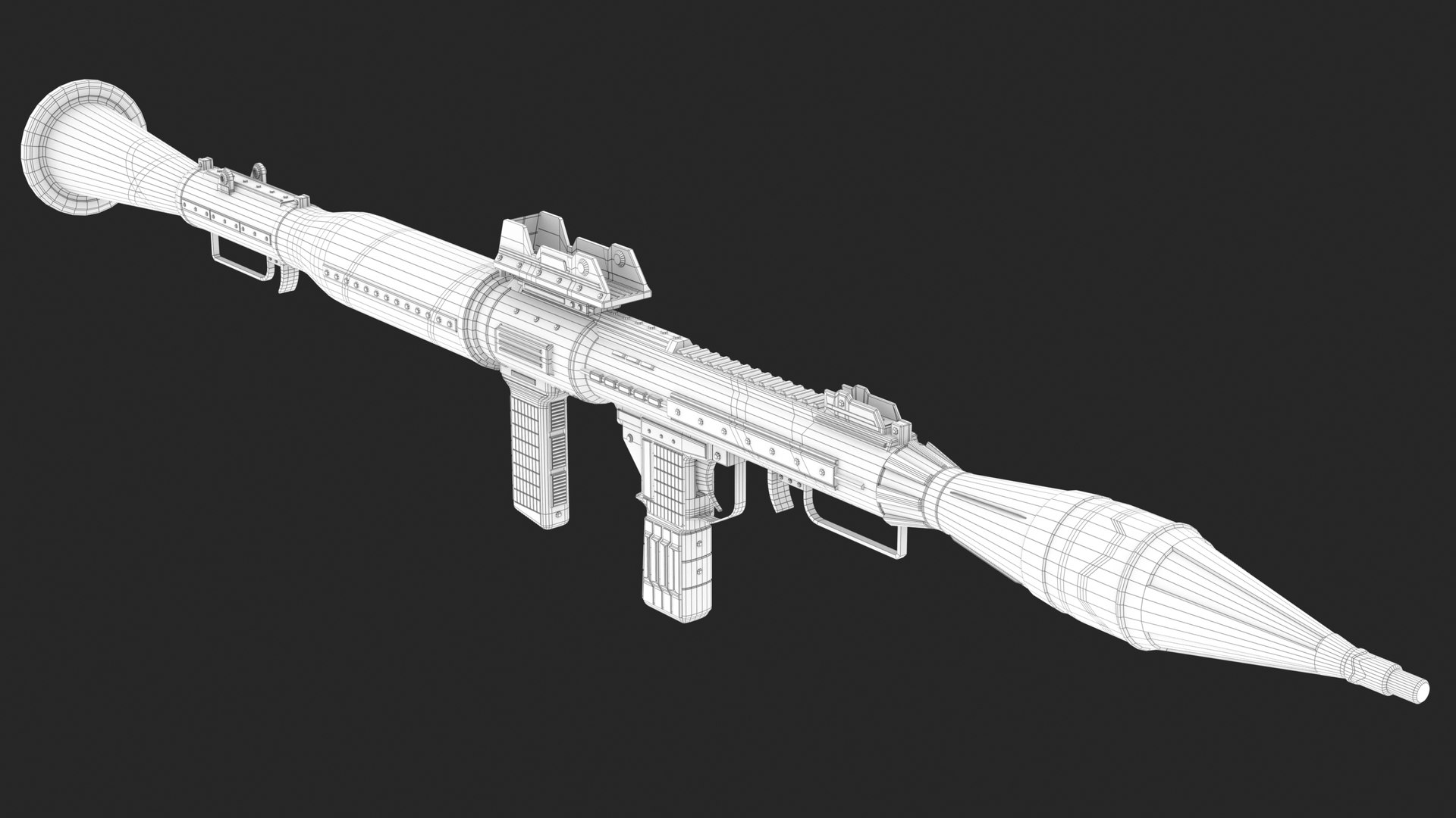 3D RPG-7 Impact Concept Missile Launcher - TurboSquid 2006078