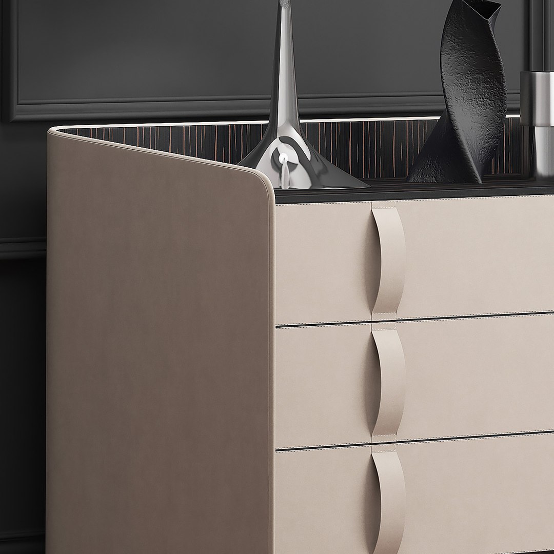 FLOU Gentleman Chest Of Drawer 3D Model - TurboSquid 1826692