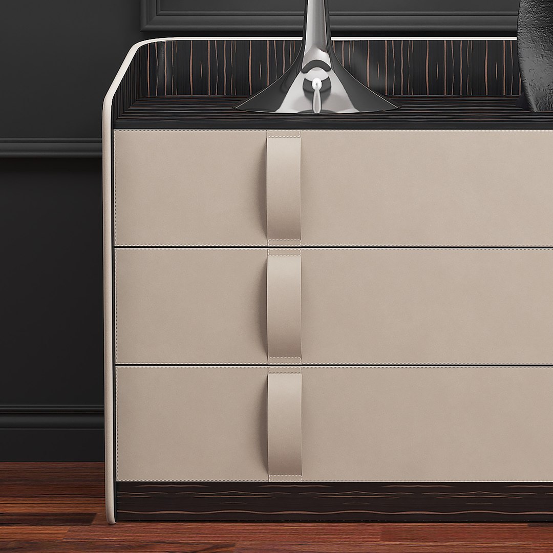 FLOU Gentleman Chest Of Drawer 3D Model - TurboSquid 1826692