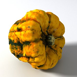 3D model pumpkin