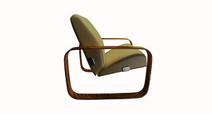 3D model armchair design square