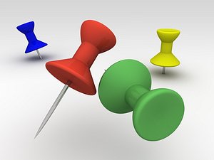 3ds max push pin