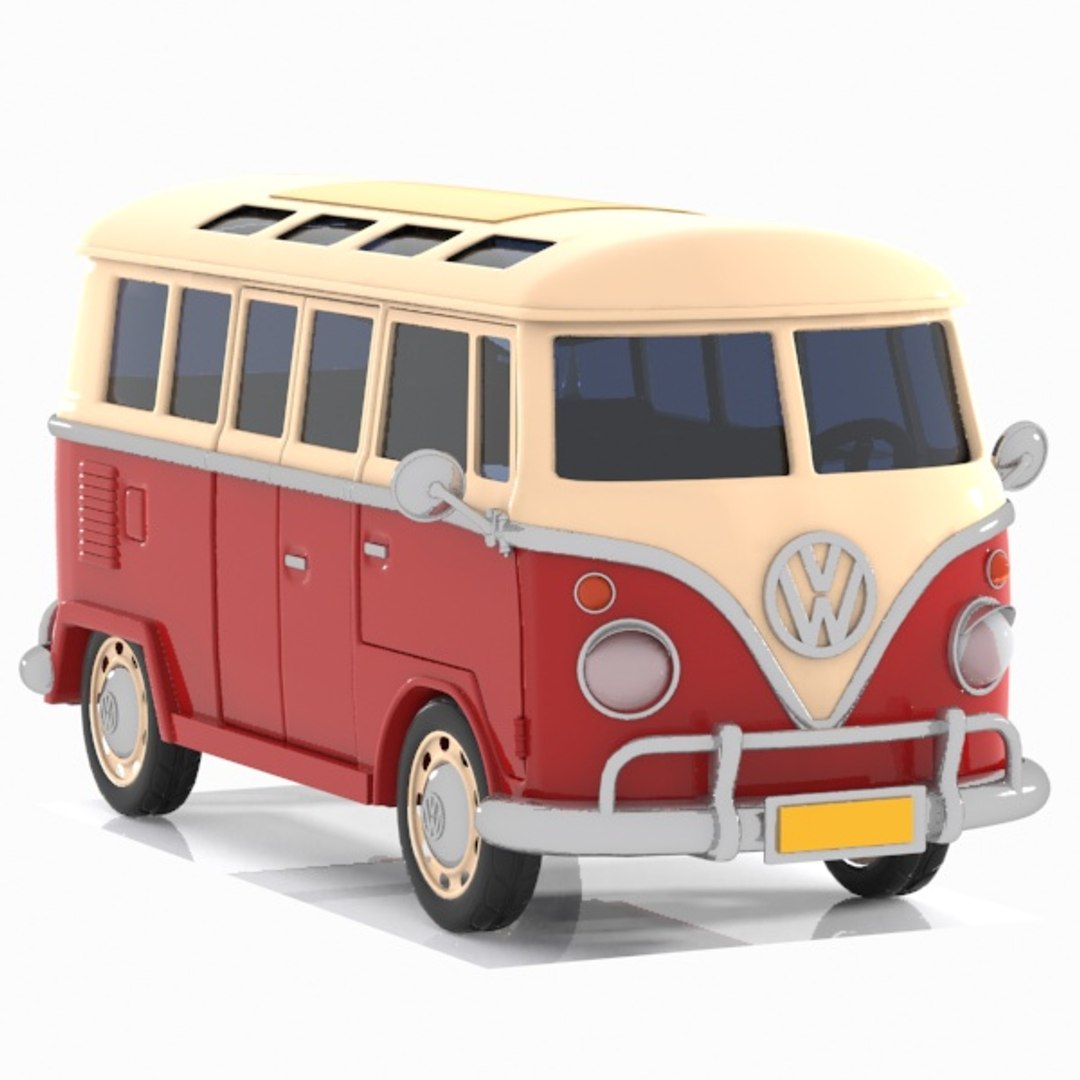 3D minibus bus classic - TurboSquid 1318259