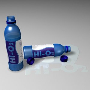 3d bottle mineral water hi-o2