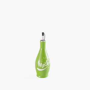 Ceramic Oil Bottle Mockup