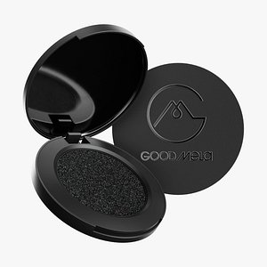Cosmetic Compact Glitter Powder Case