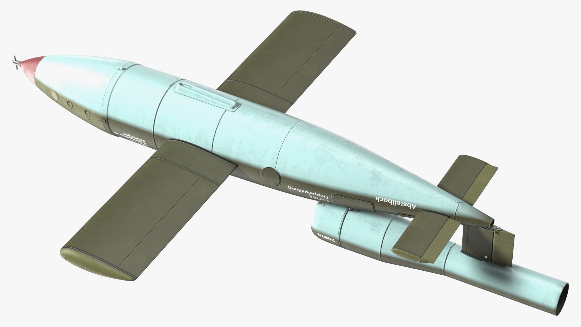 German V1 Flying Bomb Buzz Bomb Model - TurboSquid 1771339