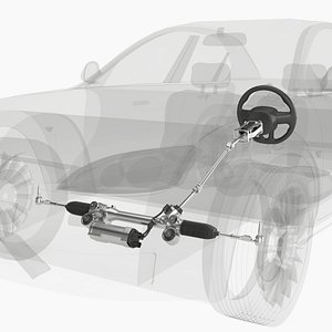 3D Car Steering System