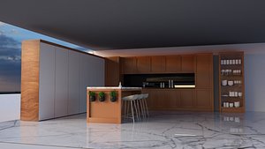 3D kitchen model