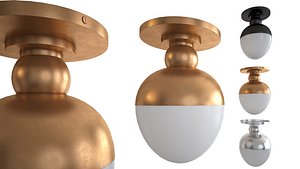 3D model Clark Flush Mount