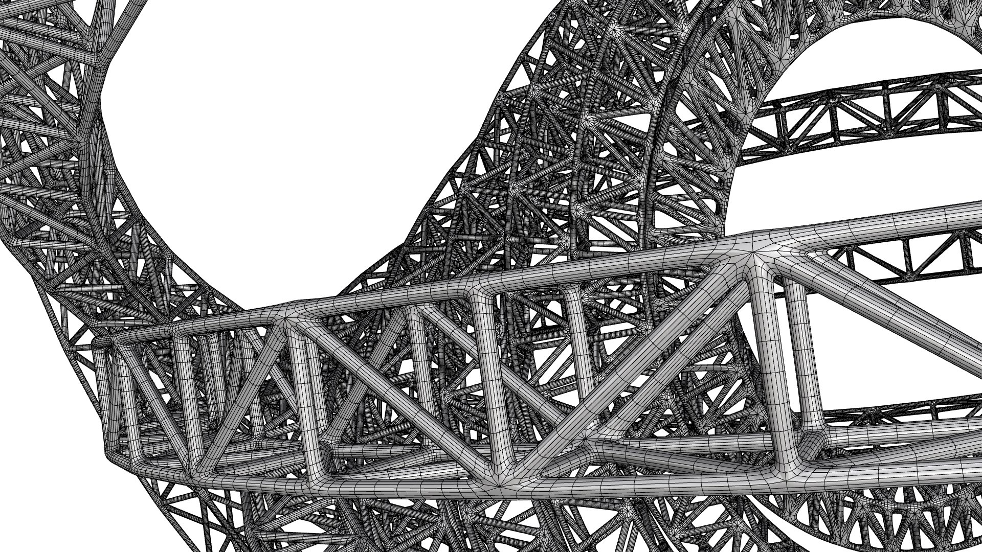 Circular Loops Truss Structure 3D https://p.turbosquid.com/ts-thumb/1N/vZeEOL/e3/w2/jpg/1726484151/1920x1080/fit_q87/40a51bd68e283207573bc30f151d81138630d17c/w2.jpg