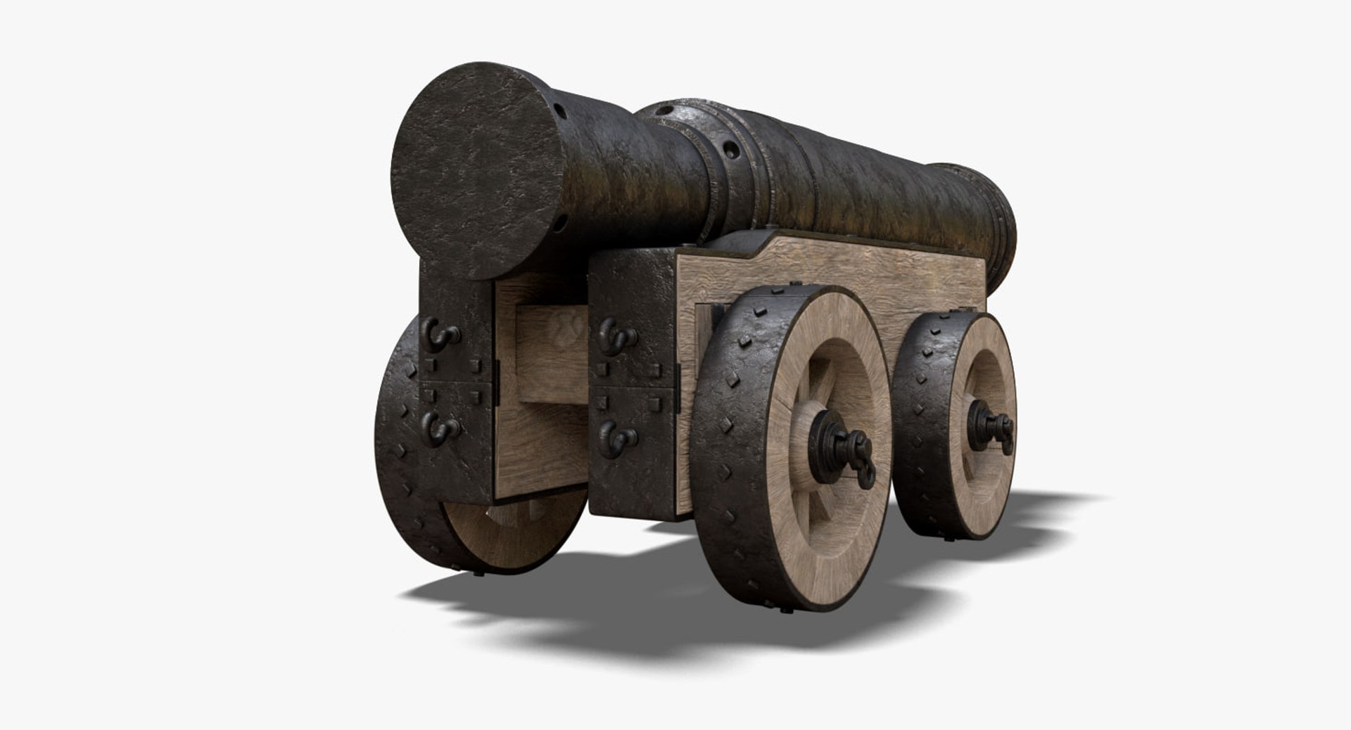3D Model Mons Meg Artillery Cannons - TurboSquid 1190356