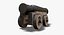 3D model mons meg artillery cannons