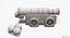 3D model mons meg artillery cannons