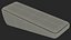 Heavy Duty Door Stop Wedge Grey