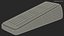 Heavy Duty Door Stop Wedge Grey