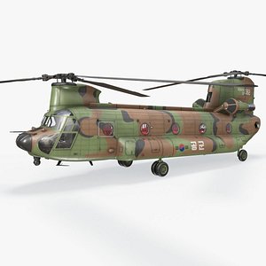 CH-47 Chinook Korean Air Force Static 3D model