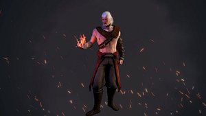 3D Demon Monster - Rigged