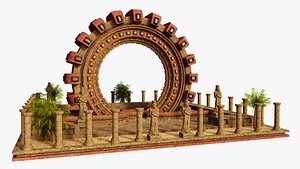 3D Fantasy Egyptian Stargate
