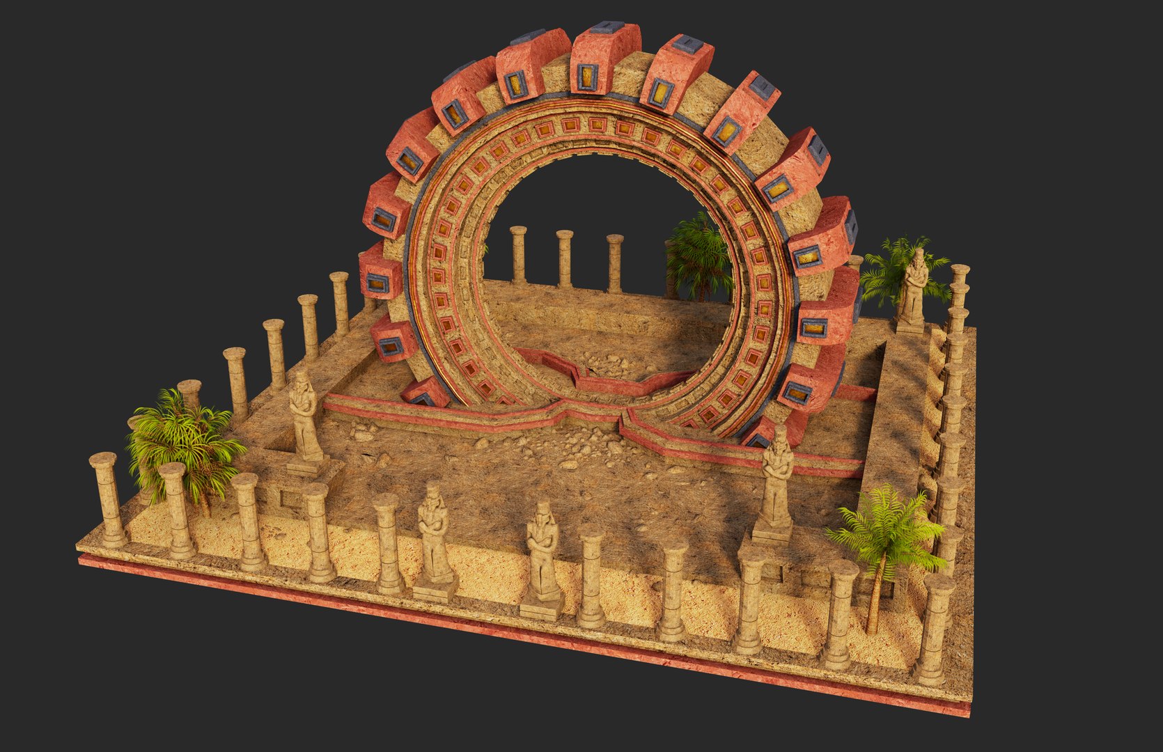 3D Fantasy Egyptian Stargate https://p.turbosquid.com/ts-thumb/1O/A7FXPy/bP/stargate4/jpg/1758981339/1920x1080/fit_q87/17bded355e4ae183fd514ca45b914565555690f7/stargate4.jpg