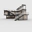 3D Container Cafe 11 model