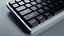 Pacote de modelos 3D de mouse e teclado modernos sem fio