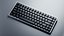Pacote de modelos 3D de mouse e teclado modernos sem fio
