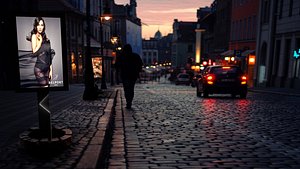 modern lightbox cities 3D