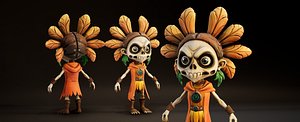 Stylized forest spirit 2 model