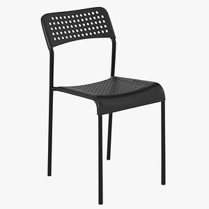 ikea adde black pbr 3D model