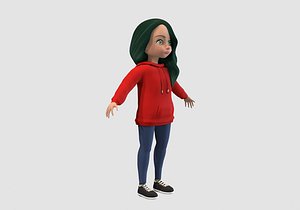 3D casual cool kid