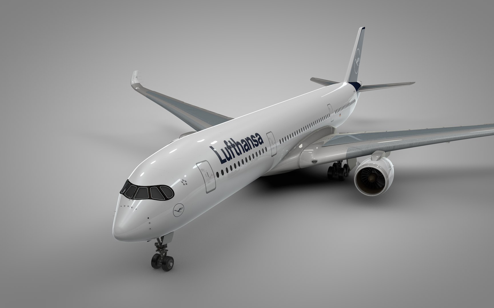A350-900 lufthansa l1108 3D model - TurboSquid 1650627