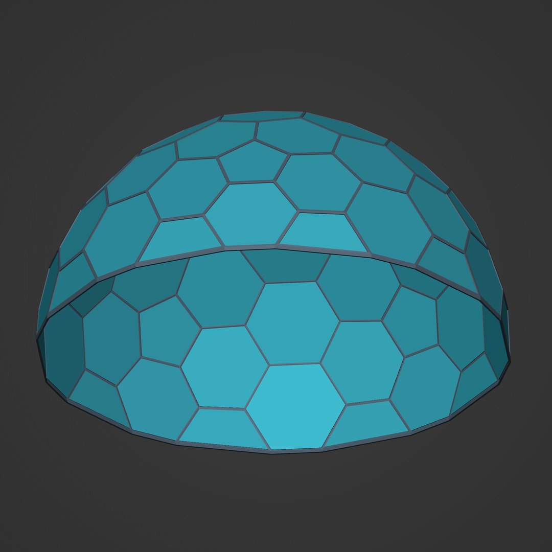 Geodesic Dome -- Low Poly 3D Model - TurboSquid 1941723