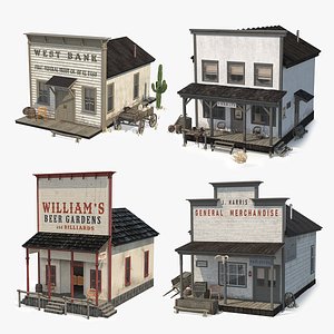 3D Cowboy Town Collection Small