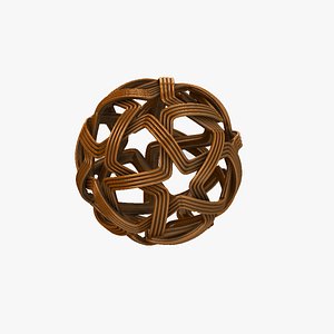 decorated sphere 3D model