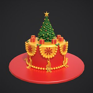 Christmas Tree Cake