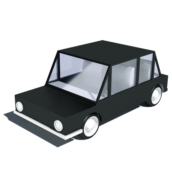 Cartoon car 3D model - TurboSquid 1645000