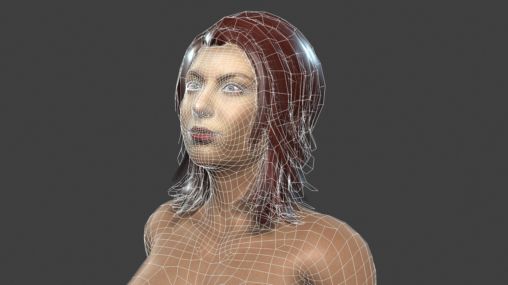 Beautiful Woman Rigged 3d Character 3d Model Turbosquid 1841669